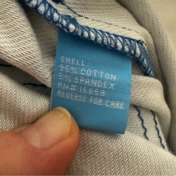 J. McLaughlin Lexi Jean Women’s 10 Blue White Medallion Print Skinny Excellent - Picture 7 of 7